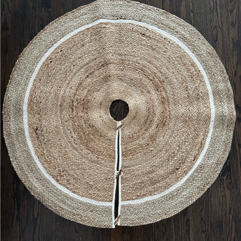 Studio McGee Jute Christmas Tree Skirt